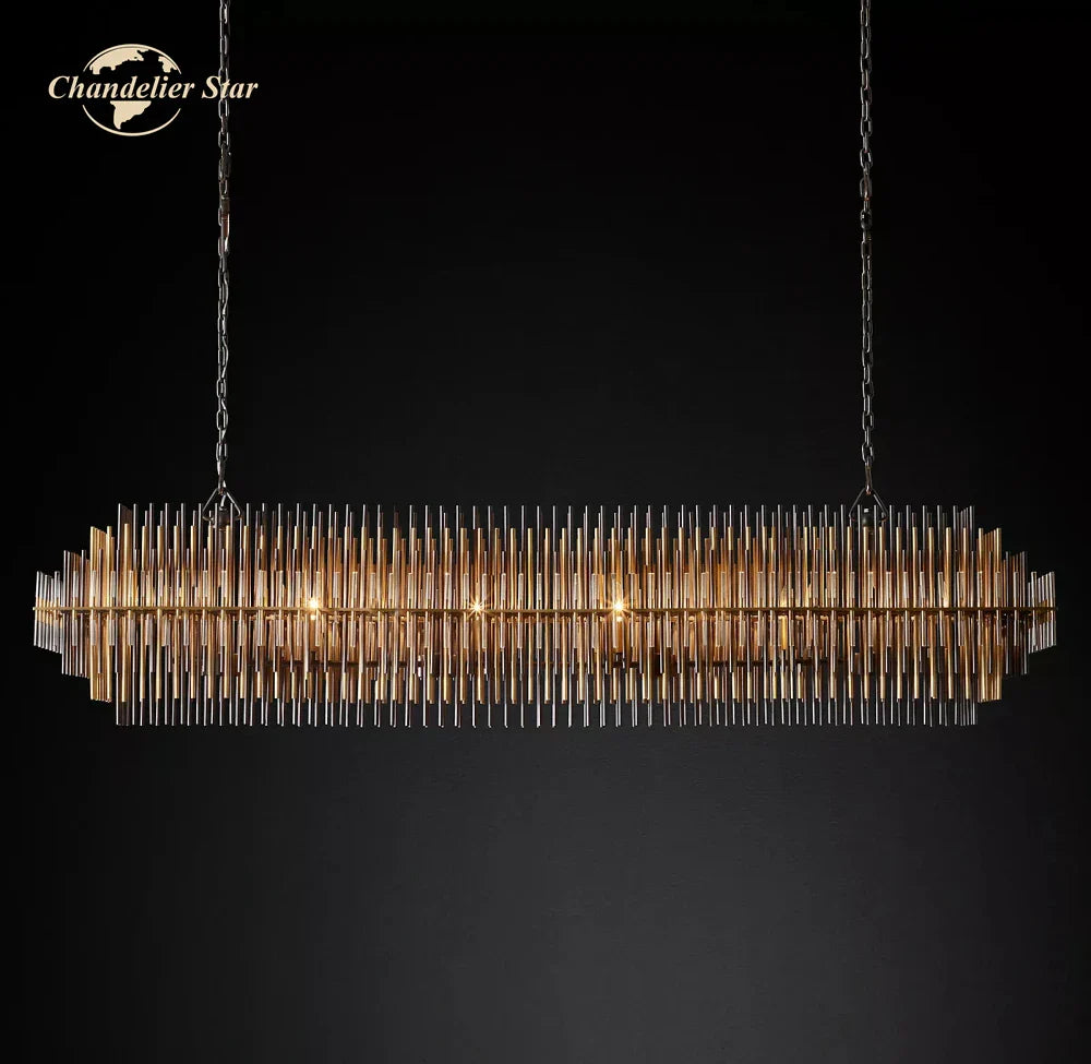 Afralia™ LED Emile Chandelier - Stylish Dining Room & Living Room Lighting