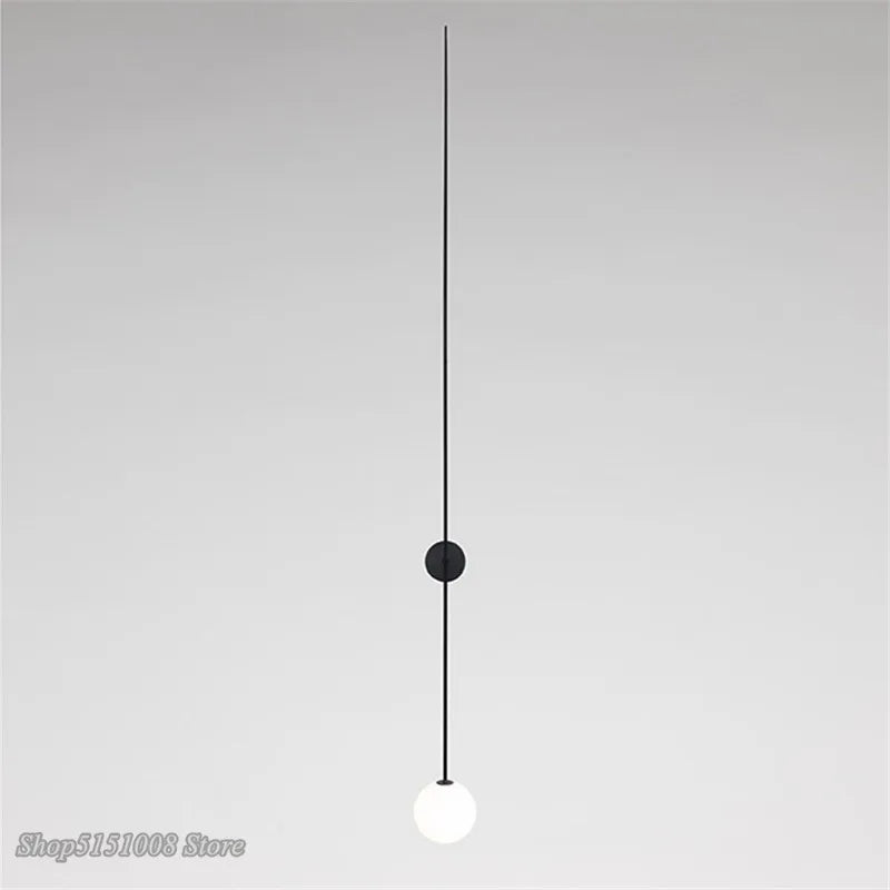 Afralia™ Glass Ball LED Wall Lamp for Modern Minimalist Decor