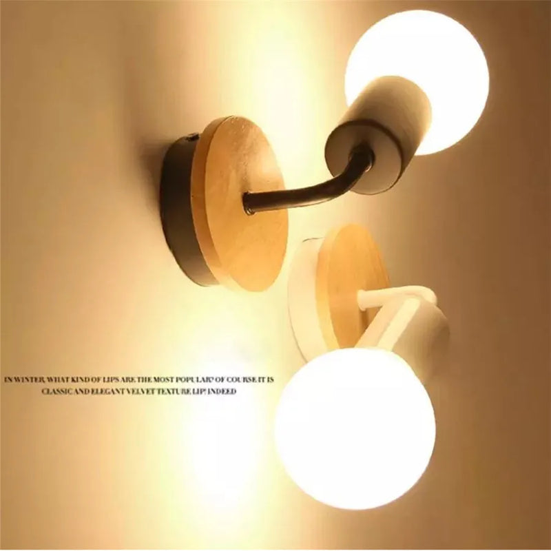 Afralia™ Modern Minimalist Wall Lamp E27 Indoor Sconces Lighting for Living Room