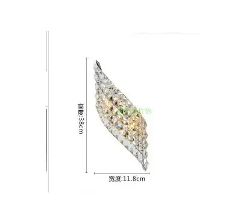 Afralia™ Nordic Crystal Wall Lamp LED Light for Living Room Bathroom Mirror Fixtures