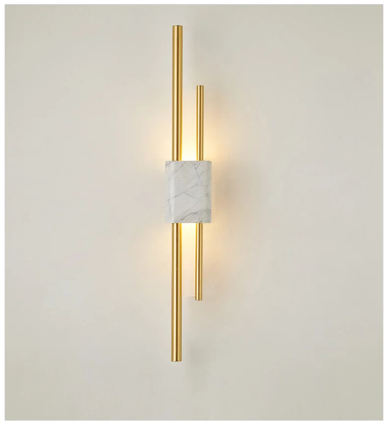 Afralia™ Light Luxury Wall Lamp for Living Room Hotel Bedroom Aisle - Minimalist Design