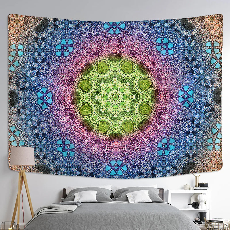 Afralia™ Indian Mandala Tapestry Boho Wall Hanging Sleeping Pad Beach Throw Rug