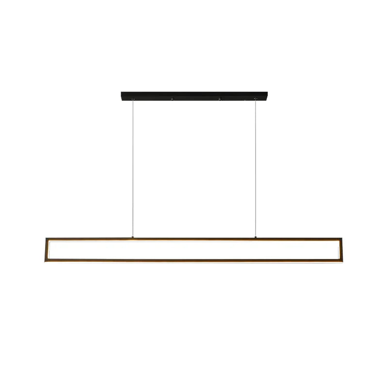 Afralia™ Modern LED Pendant Lights for Home Indoor Lighting - Stylish Rectangle Hanging Lamps