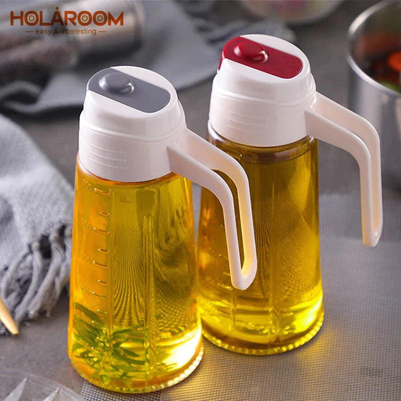 Afralia™ Oil Bottle Seasoning Cruet Vinegar Storage Pot Kitchen Supplies