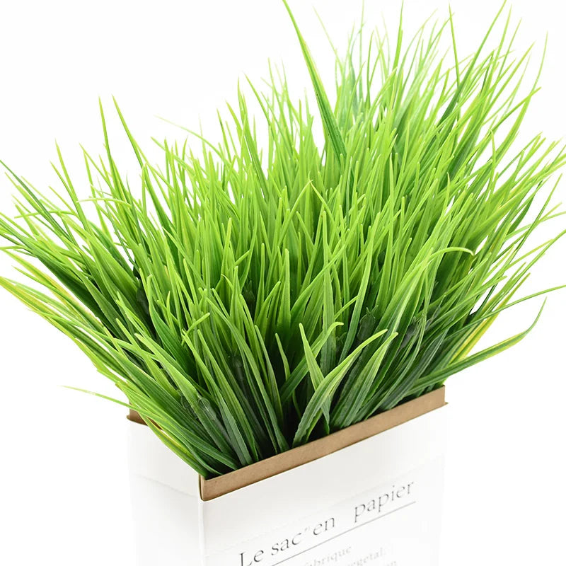 Afralia™ Plastic Grass Vase for Home Decor and Wedding Flower Artificial Plants