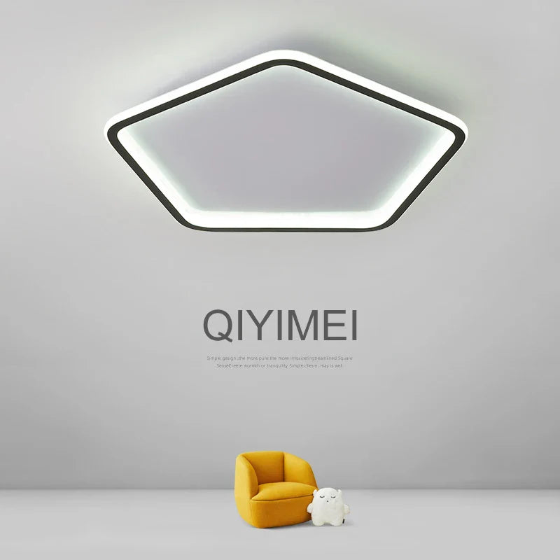 Afralia™ Modern Dimmable LED Ceiling Light for Living Room, Bedroom, and Study Room