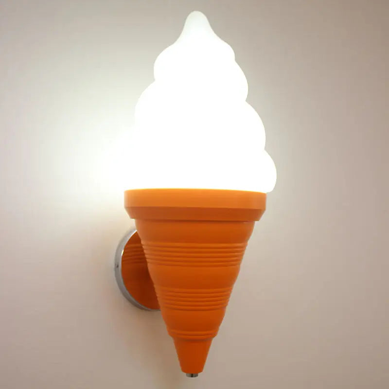 Afralia™ LED Ice Cream Wall Lamp for Modern Kitchen Children’s Bedroom Lighting