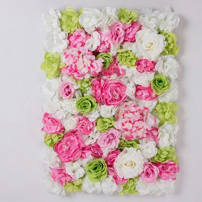 Afralia™ Silk Rose Flower Wall Wedding Christmas Decoration Silk Hydrangea Backdrop