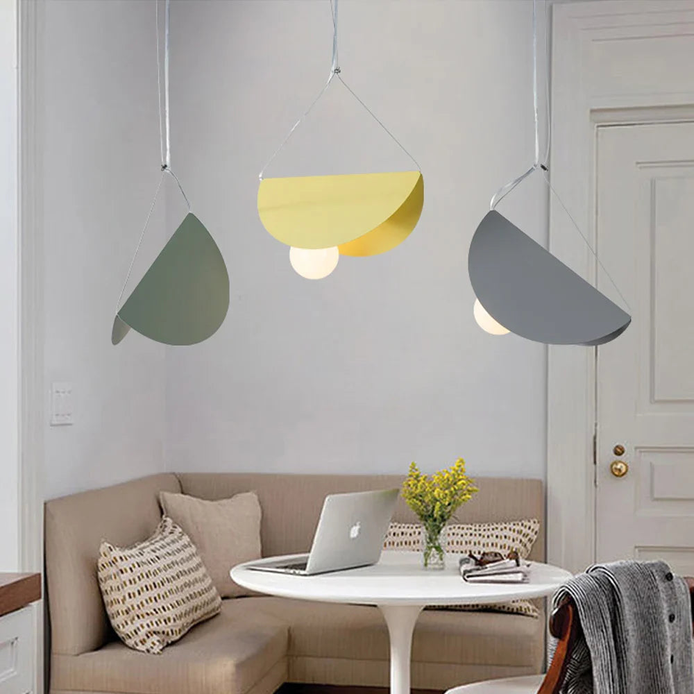 Afralia™ Geometric LED Pendant Light for Colorful Indoor Decor