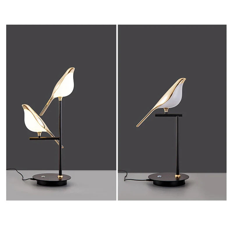 Afralia™ Magpie LED Desk Lamp Modern Indoor Lighting for Home Decor