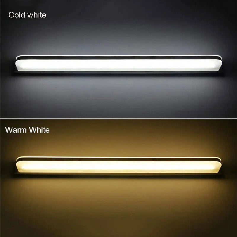 Afralia™ LED Vanity Light with Mirror for Bathroom Makeup Wall Lighting