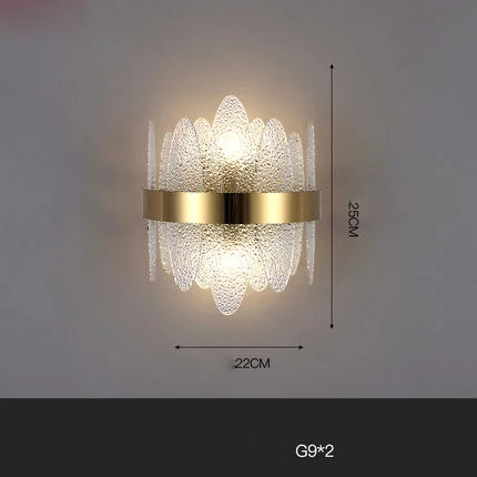 Afralia™ Golden Stainless Steel LED Designer Chandelier for Dining Room