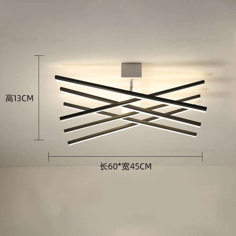 Afralia™ Modern LED Ceiling Lights for Living Room Kitchen Bedroom Beauty Decor, Nordic Design