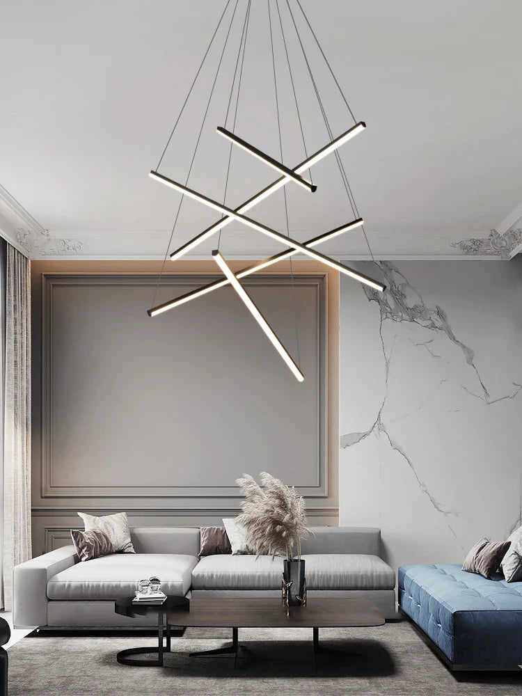 Afralia™ Nordic Minimalist Chandeliers: Modern Bar Lamps for Living Room & Dining Room