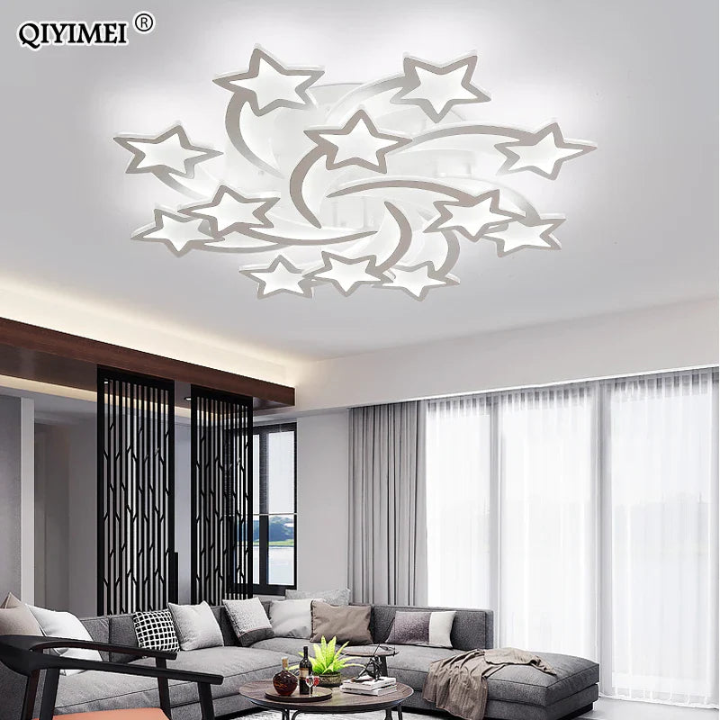 Afralia™ LED Chandelier: Modern Dimmable Indoor Lighting for Bedroom, Hall, Living Room