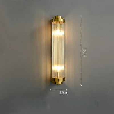 Afralia™ Art Deco LED Stainless Steel Crystal Wall Sconce, Bedroom Corridor Golden Black Wall Light