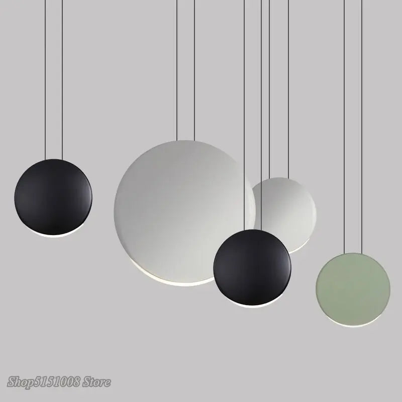 Afralia™ Scandinavian Crescent Pendant Light for Minimalist Living Room Dining Room