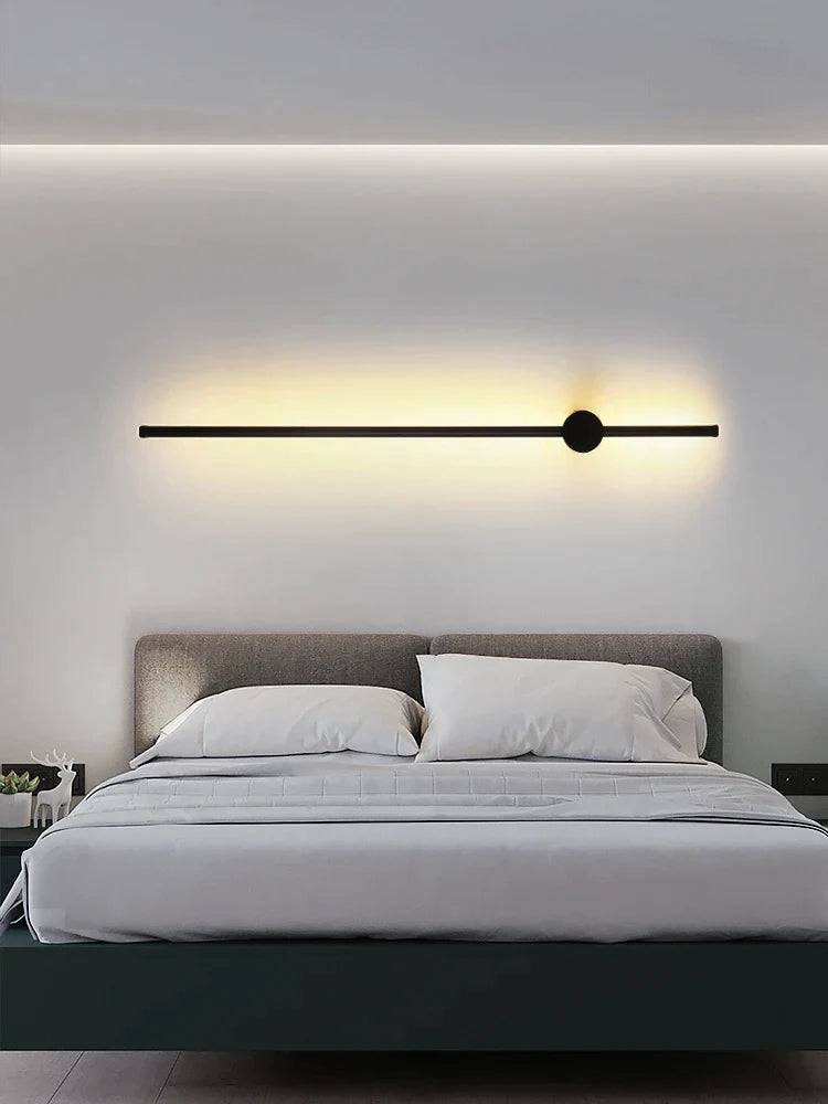 Afralia™ Long Strip Wall Lamp Modern Minimalist Bedroom Living Room Hotel Light