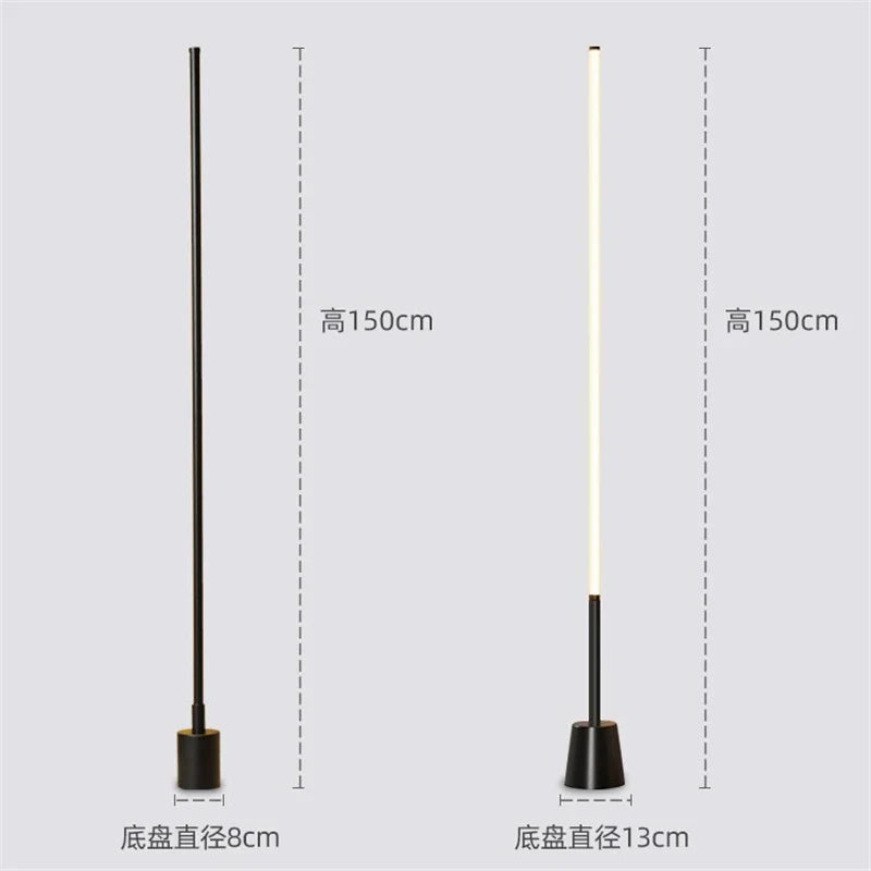 Afralia™ Minimalist 360° Bright Floor Lamp for Living Room Bedroom