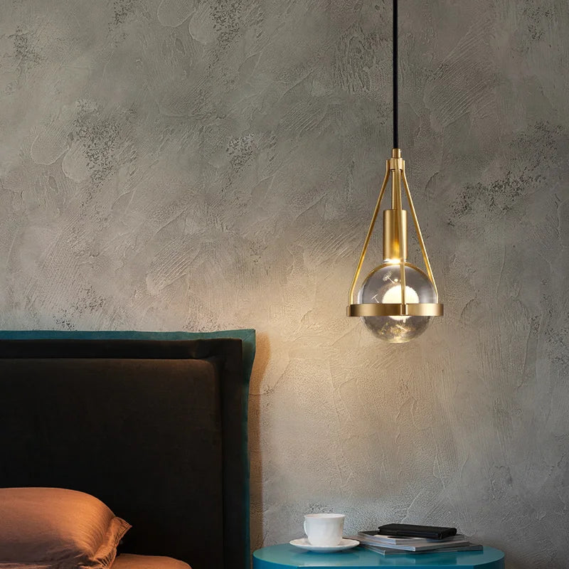 Afralia™ Crystal Ball Pendant Lights - Nordic Modern Design for Home Lighting
