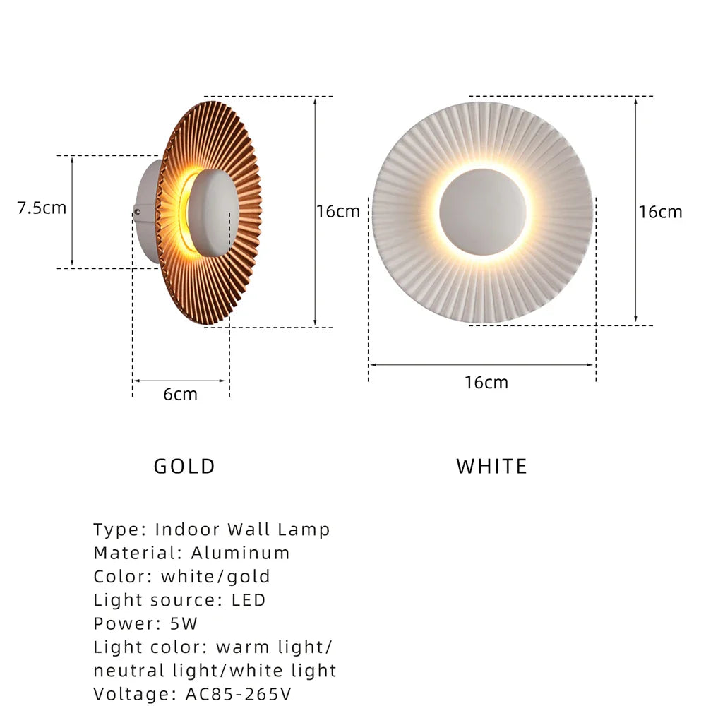 Afralia™ LED Wall Lamps Modern Metal Lighting for Hotel Restaurant Bedroom Corridor
