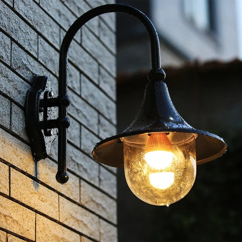 Afralia™ Outdoor Waterproof Wall Lamp for Courtyard and Outdoor Areas