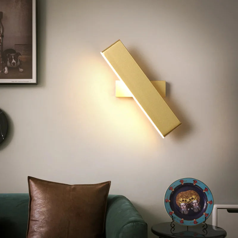 Afralia™ Rotatable Wall Lamp 6W Modern Bedside Bedroom Light Sconce Walkway Light