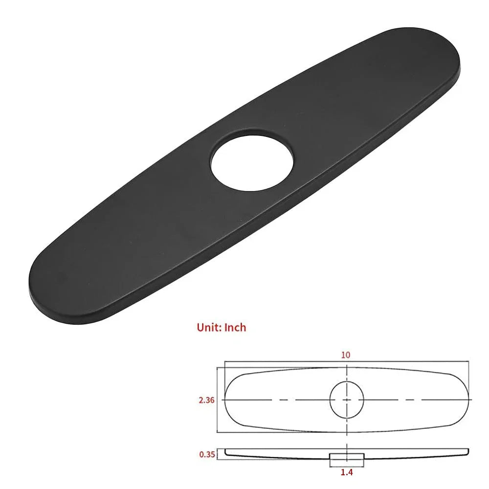 Afralia™ Deck Plate 8" for Kitchen/Bathroom Sink Faucet Accessories Unused Mounting Escutcheon