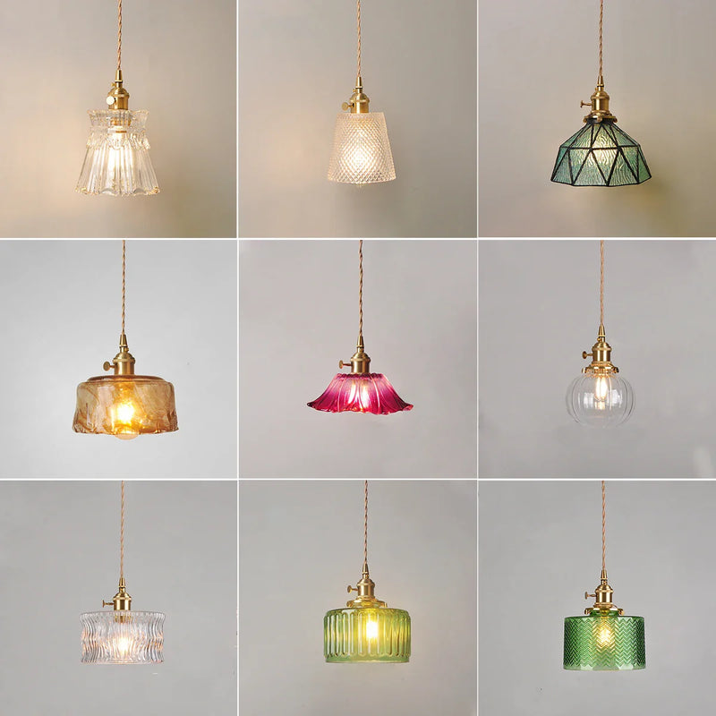 Afralia™ Scandinavian Glass Chandelier Lighting Modern Classic Decorative LED Pendant