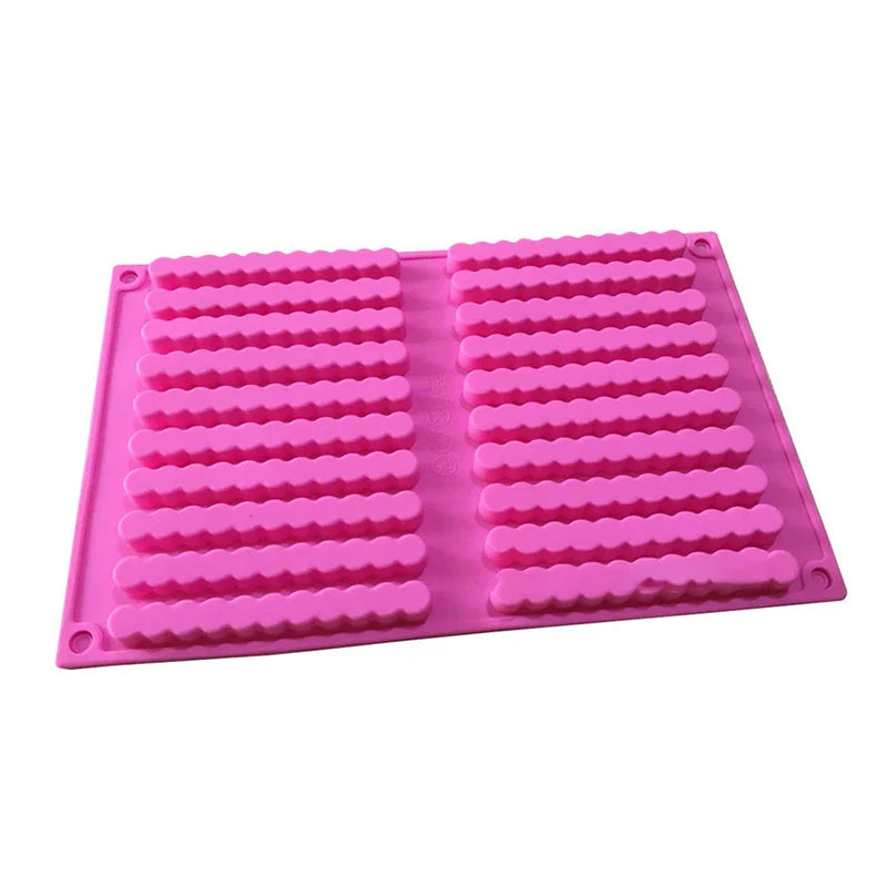 Afralia™ Silicone Multifunction Cake Pudding Chocolate DIY Mold Strips Biscuit Ice Pastry Baking