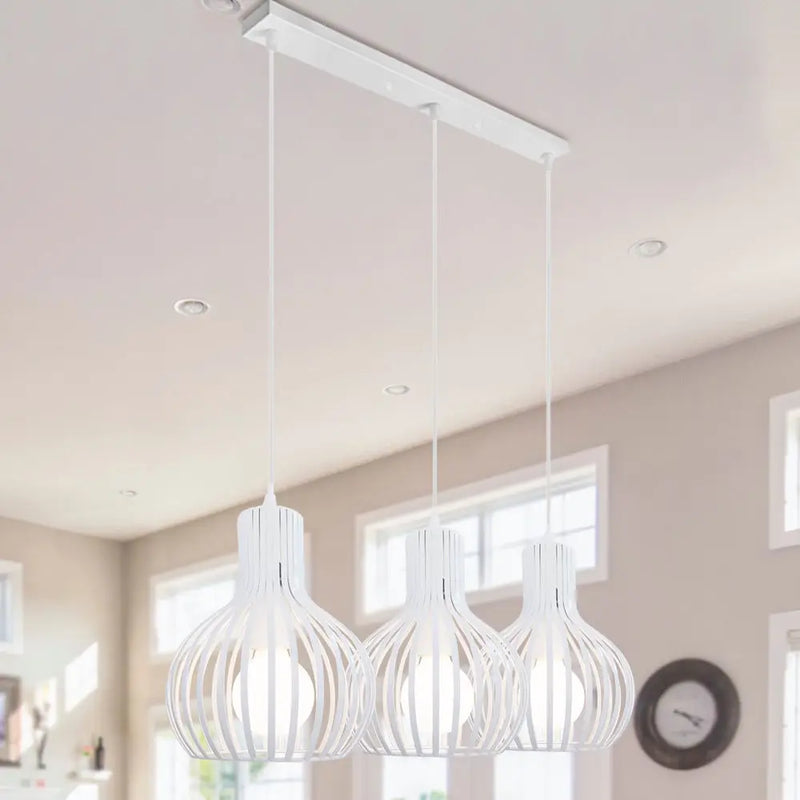 Afralia™ Vintage LED Pendant Light Chandelier for Kitchen Living Room