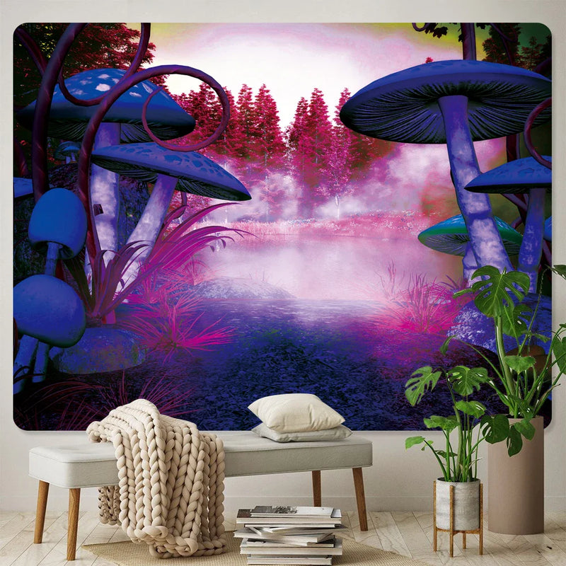 Afralia™ Christmas Window Tapestry | Psychedelic Hippie Bedroom Wall Decoration