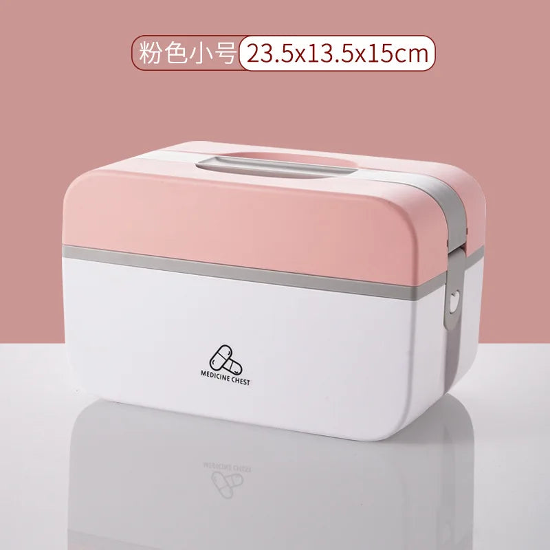 Afralia™ Portable First Aid Kit | Multi-Layer Medicine Box | Home, Travel, Outdoor Survival Case