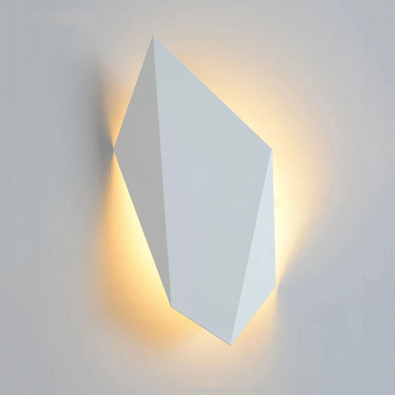 Afralia™ Nordic Wood Stone LED Wall Sconce for Hotel TV Background Decor