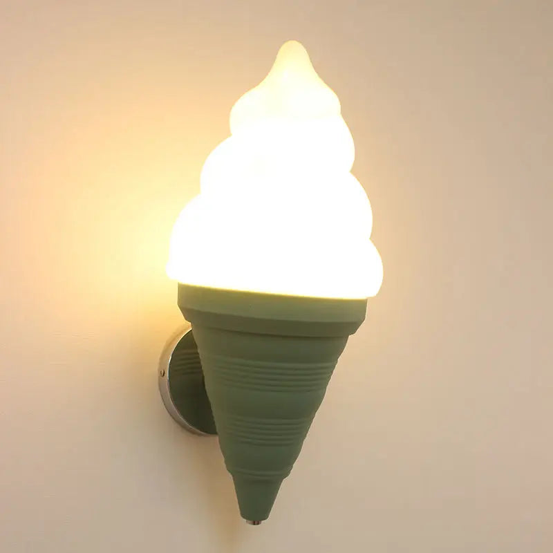 Afralia™ LED Ice Cream Wall Lamp for Modern Kitchen Children’s Bedroom Lighting