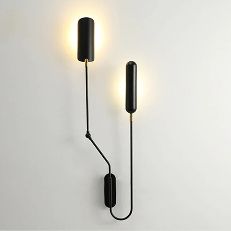 Afralia™ Adjustable Retro Wall Lamp with Long Arm and LED E27 Light