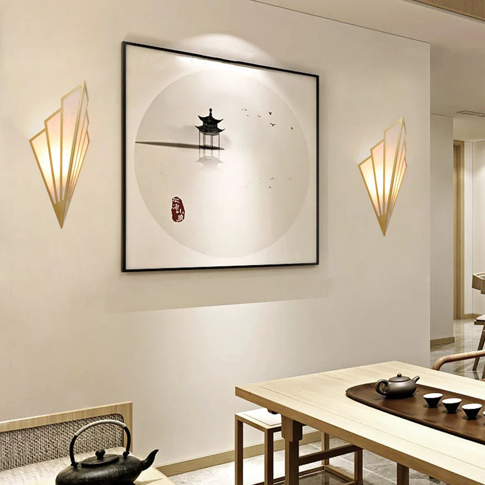 Afralia™ LED Fan Wall Lamp for Indoor Lighting - E14 5W