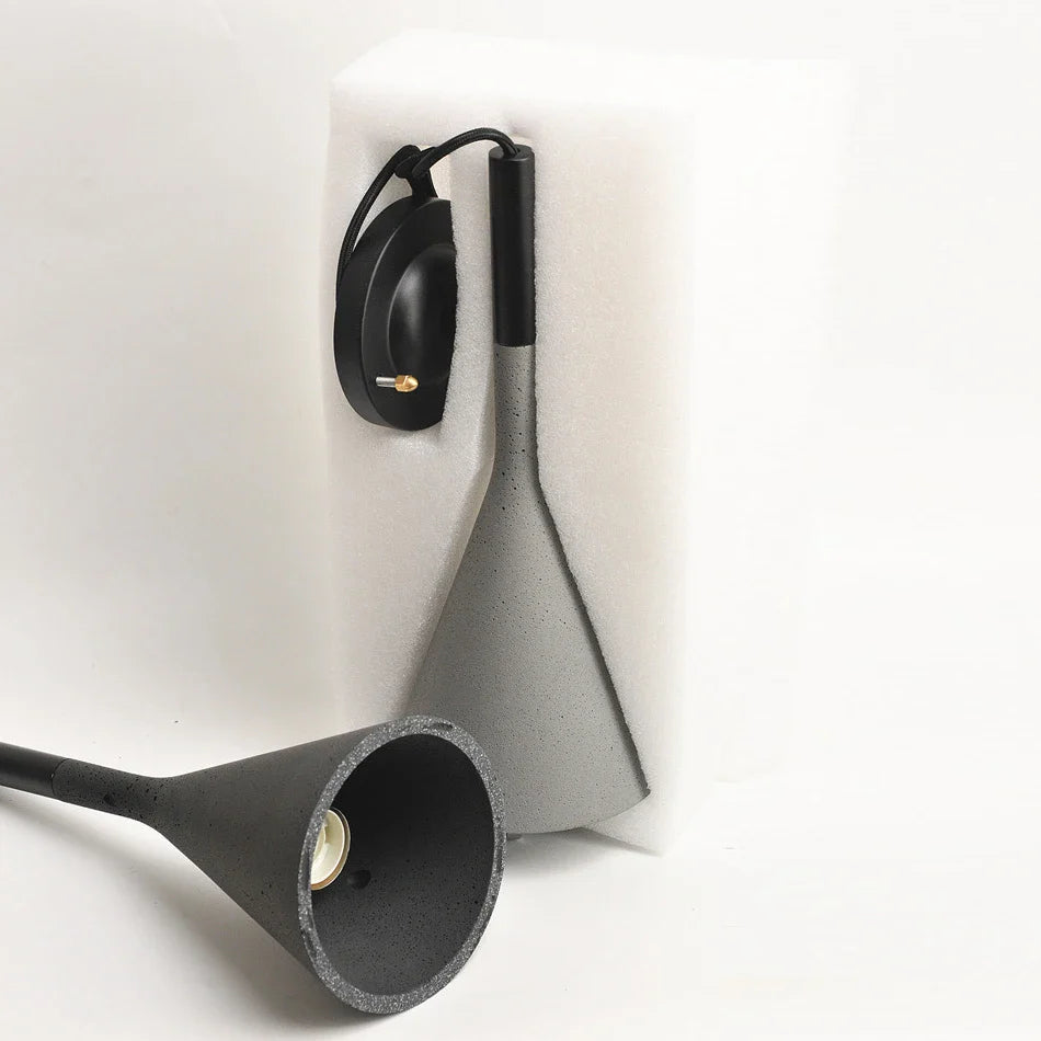 Afralia™ Concrete Pendant Lights: Nordic Modern LED E27 Industrial Lamp for Home Decor