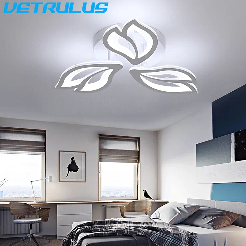 Afralia™ Geometric Acrylic LED Ceiling Chandelier for Modern Nordic Decor