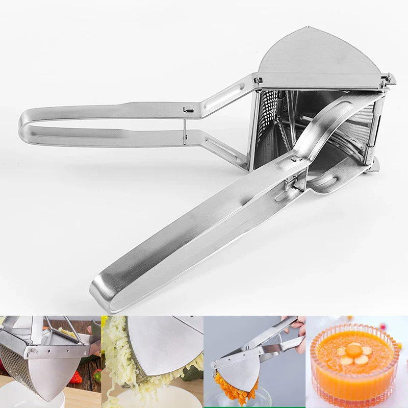 Afralia™ Stainless Steel Potato Masher Presser - Multifunctional Kitchen Tool