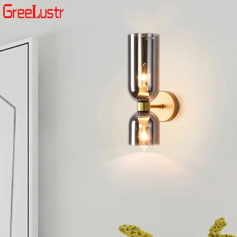 Afralia™ Nordic LED Wall Sconce Light for Bedroom, Corridor, Stairs, and Aisle