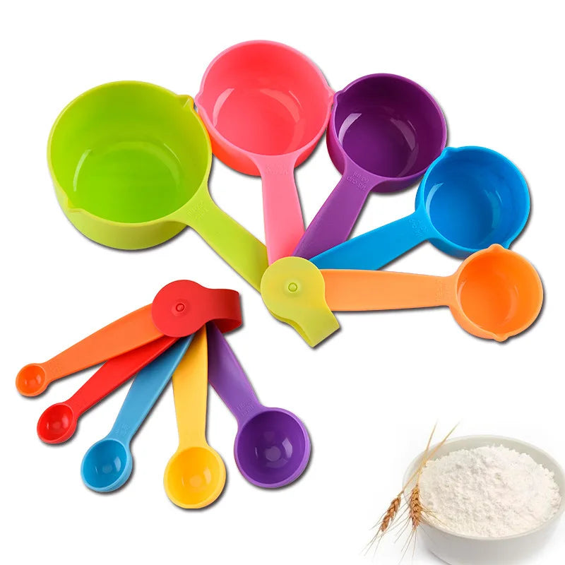 Afralia™ Kitchen Measuring Cups & Spoons Set for Baking & Cooking
