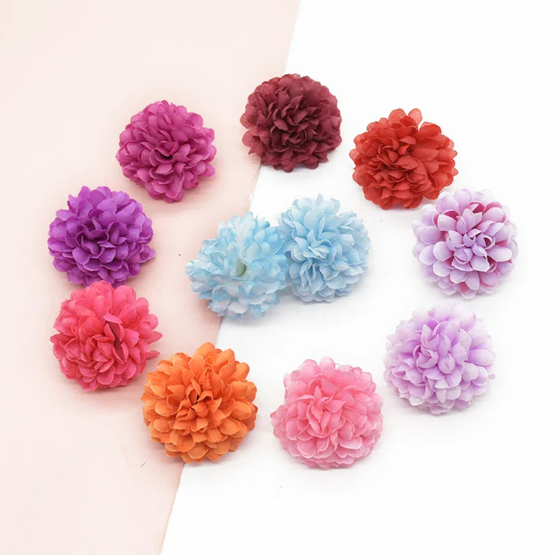 Afralia™ Chrysanthemum Heads: Artificial Ball Flowers for Home Decor, Weddings, DIY, Holidays