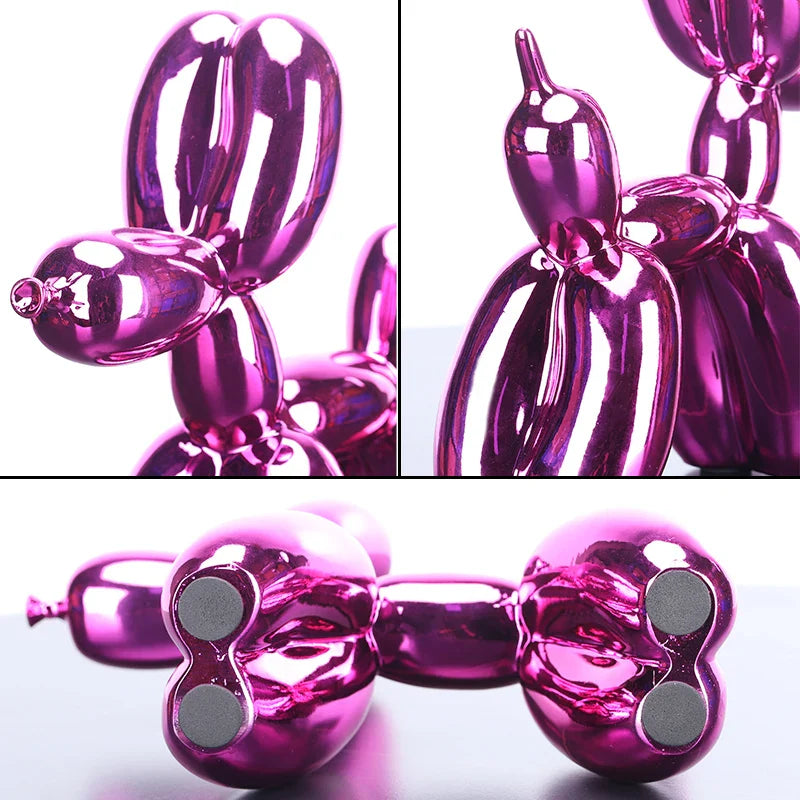 Afralia™ Resin Balloon Dog Statue: 10 Color Art Sculpture for Home Decor, Gifts, Ornaments