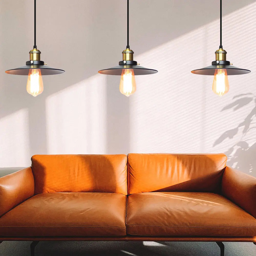 Afralia™ Industrial Pendant Light - Vintage Retro Chandelier LED Ceiling Lamp