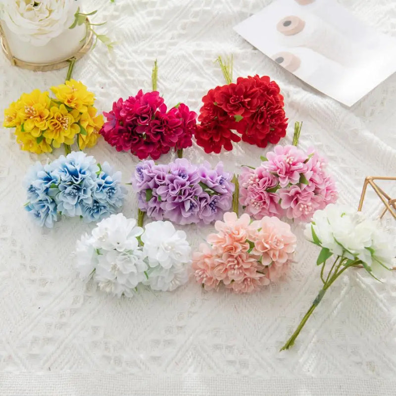 Afralia™ Mini Bouquet Stamen Flowers for Home Decor, DIY Crafts