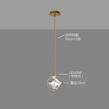 Afralia™ Crystal LED Ceiling Lamp Chandelier Iron Art Bar Home Decor.