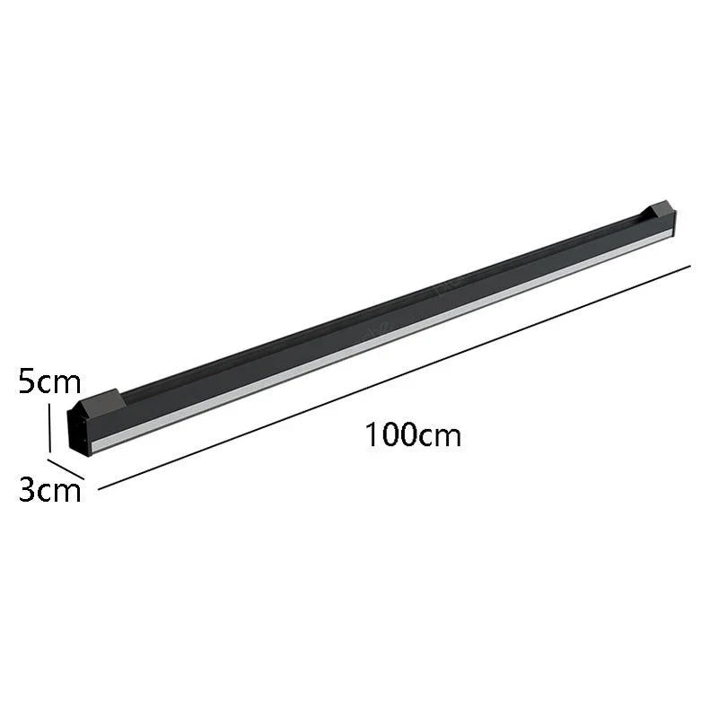 Afralia™ LED Corner Wall Lamps Minimalist Line 50/60/80/100cm for Hallway, Bedroom, Living Room