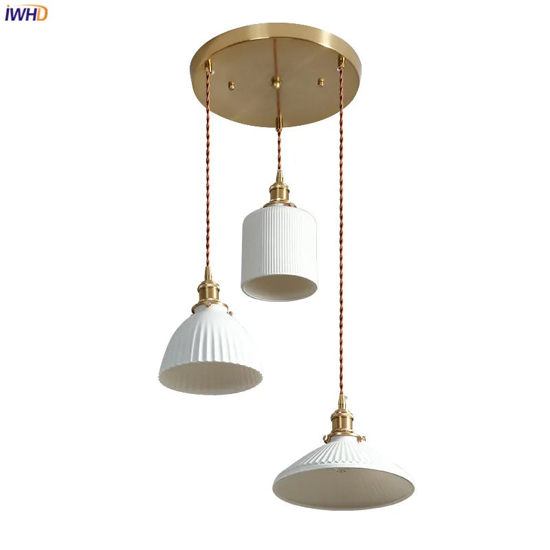 Afralia™ Glass LED Pendant Lights: Modern Nordic Hanging Lamp for Home Dining & Bar.