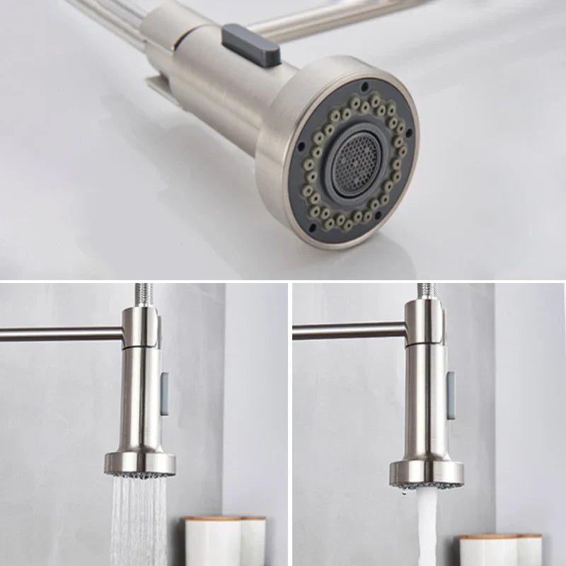Afralia™ Dual Mode Water Filter Kitchen Faucet with 360 Rotation and Hot Cold Mixer